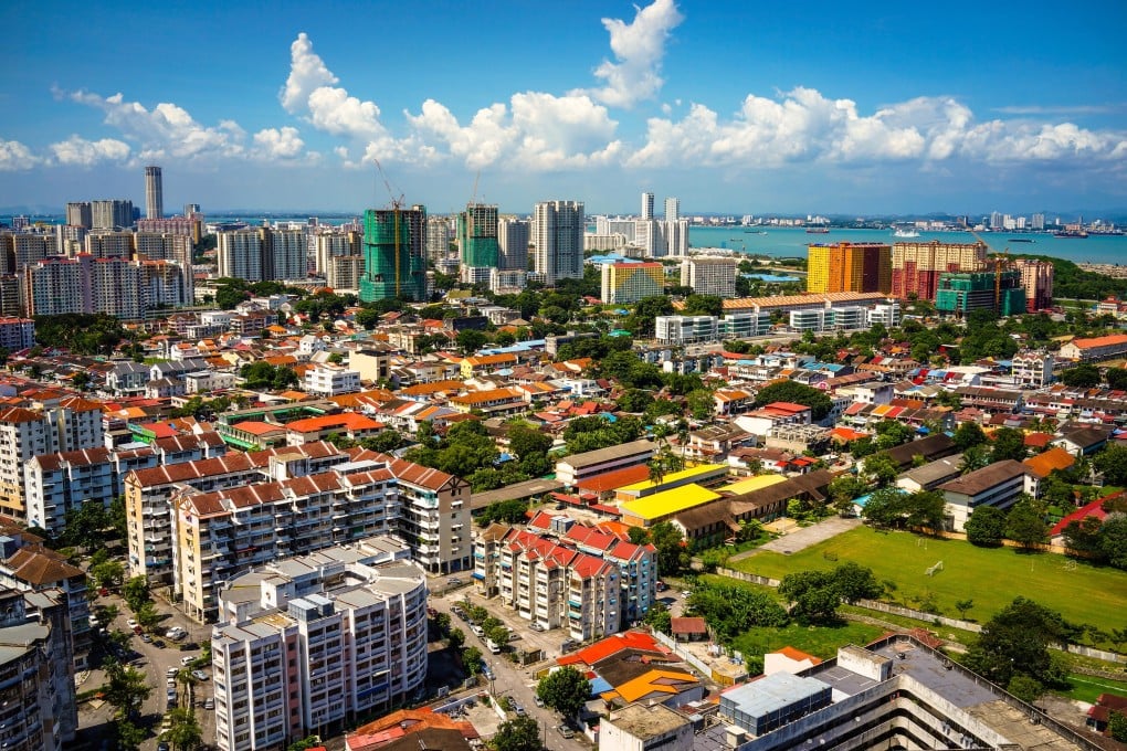 A view of Penang. More Chinese families are looking at homes in Kuala Lumpur, Johor Bahru, and Penang, where the education infrastructure appeals to them. Photo: Shutterstock