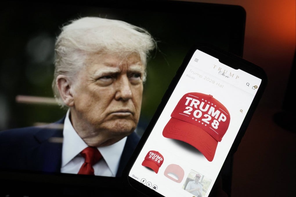 Donald Trump is constitutionally banned from running for a third term as US president in 2028. Photo: AFP
