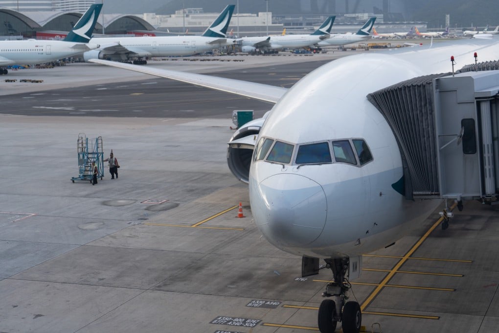A Cathay Pacific Boeing 777 aircraft at Hong Kong International Airport. In recent years, the airline has taken a greater interest in aircraft made by European aerospace corporation Airbus. Photo: Harvey Kong