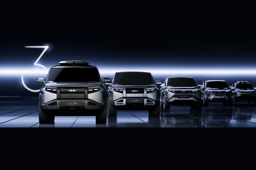 BYD launches the Titanium 3 electric SUV under its Fang Cheng Bao brand in Shenzhen on April 16. Photo: Handout