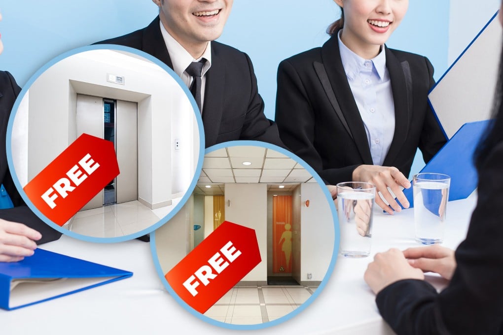 A job advertisement in China which features “free toilet use” as a work benefit has sparked a humorous reaction online. Photo: SCMP composite/Shutterstock