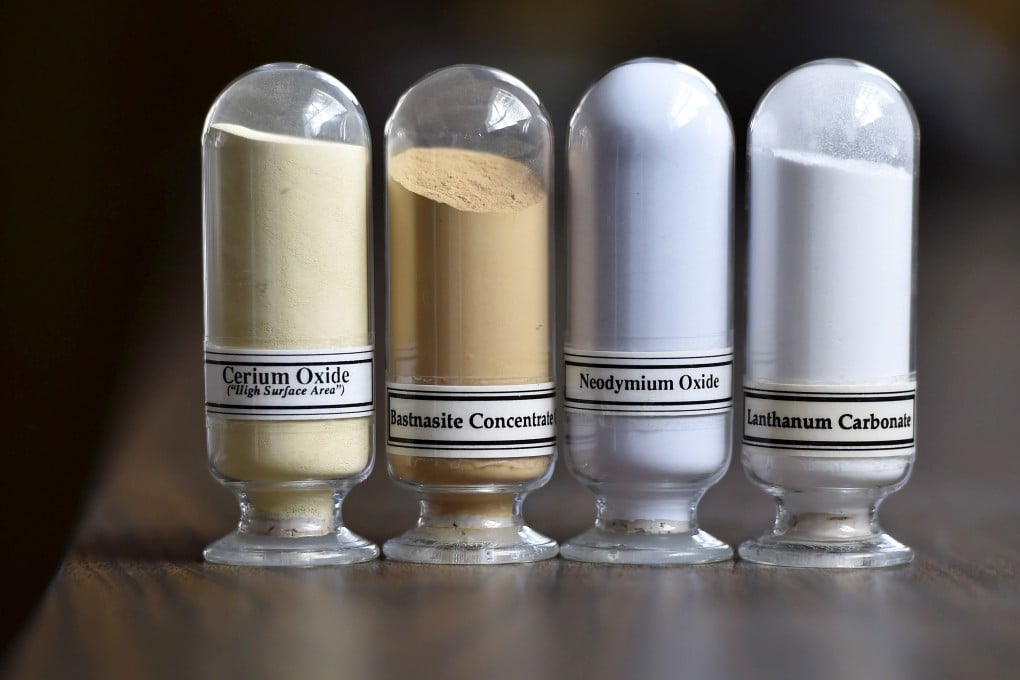 The supply of rare earth minerals has become a flashpoint in the US-China trade war. Photo: Reuters