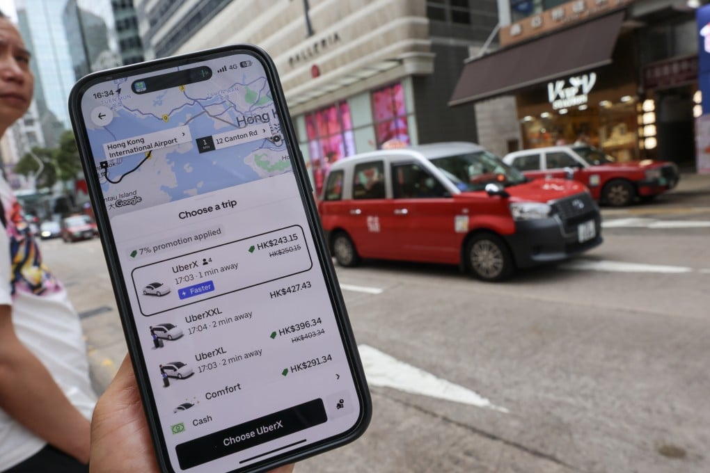 Online ride-hailing platforms such as Uber are currently not regulated in Hong Kong. Photo: Jelly Tse