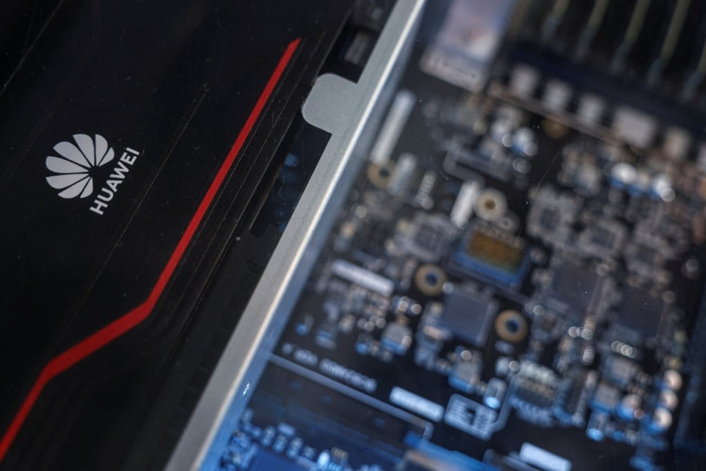 The US ban on the global use of advanced Chinese microchips specifically references Ascend chips made by tech giant Huawei Technologies. Photo: Reuters