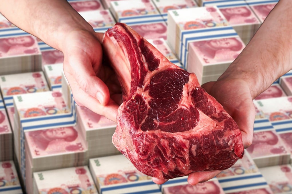 About 2,000 individuals in China pumped cash into a cattle-raising business online and found that the only form in which they could get a return on their investment was beef, sparking a police probe. Photo: SCMP composite/Shutterstock