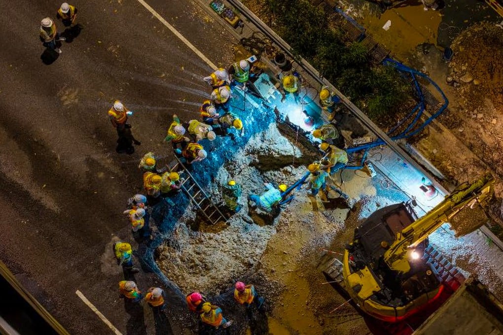 Water supply has been resumed in Tuen Mun. Photo: Photo: Handout