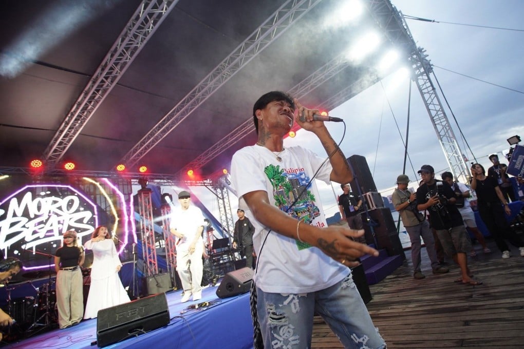 Morobeats performs during the concert at sea for peace. Photo: Facebook/Atin Ito