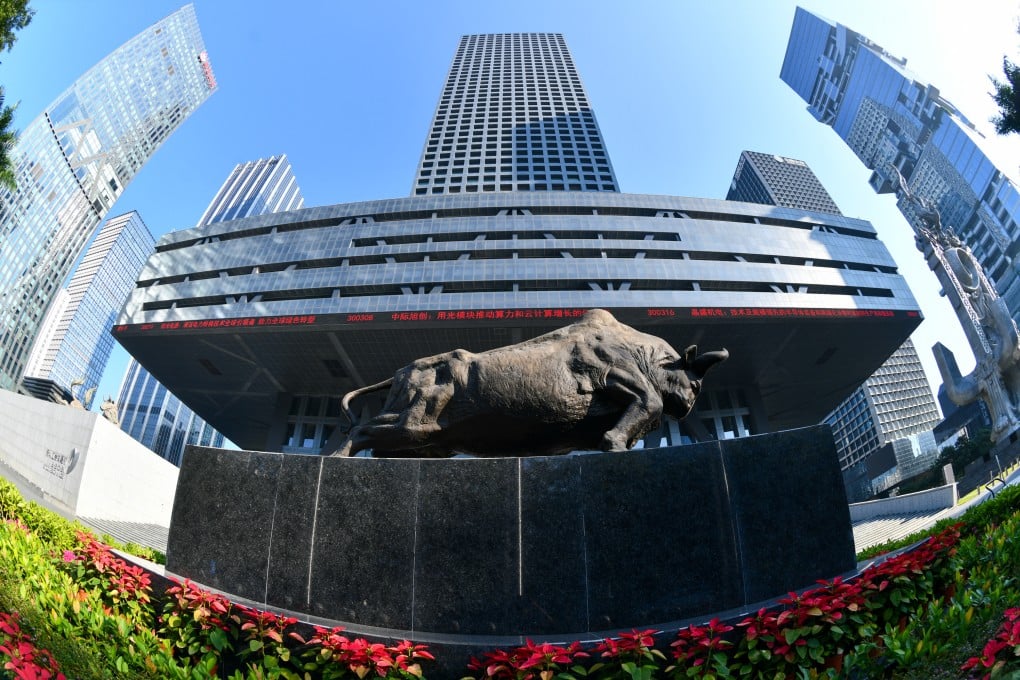 A photo taken on October 8, 2024, shows the Shenzhen Stock Exchange in Shenzhen, in south China’s Guangdong Province. Photo: Xinhua
