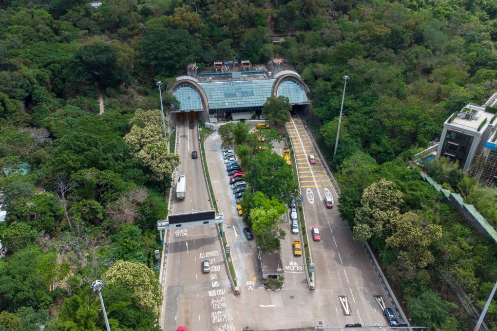 The Aberdeen Tunnel. The current flat fee of HK$5 for all vehicles has been unchanged for 34 years. Photo: Handout