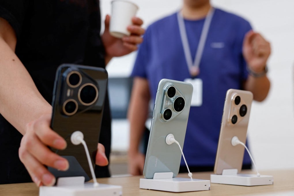 Huawei launched its latest HarmonyOS devices, the Pura 80 series smartphones, on June 11. Photo: Reuters