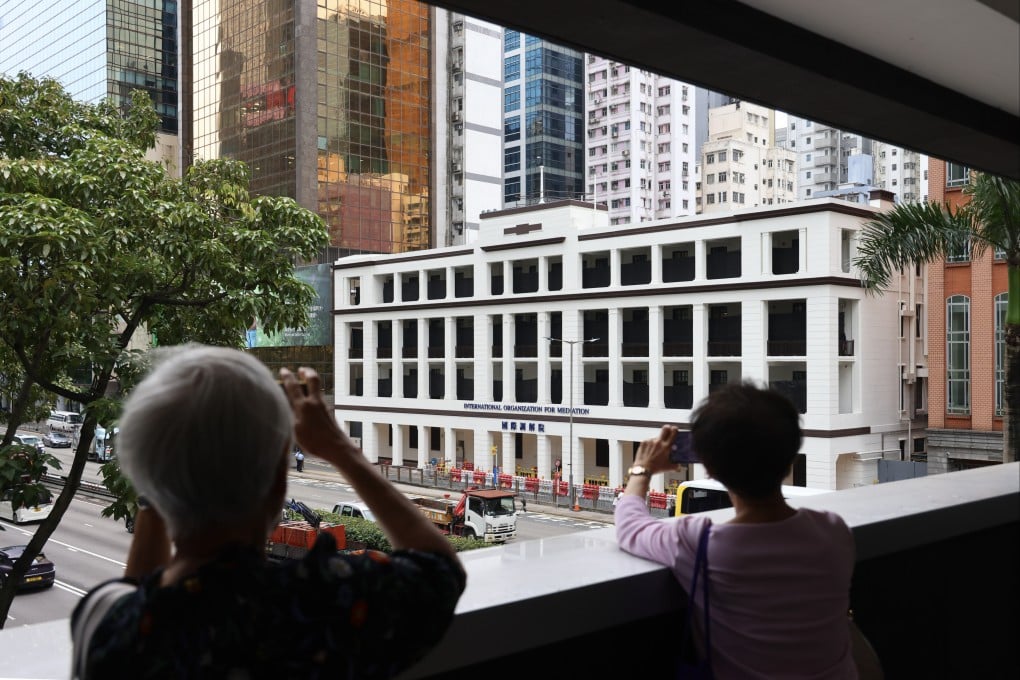 The headquarters for the International Organisation for Mediation is based in the former Wan Chai police station. Photo: Dickson Lee
