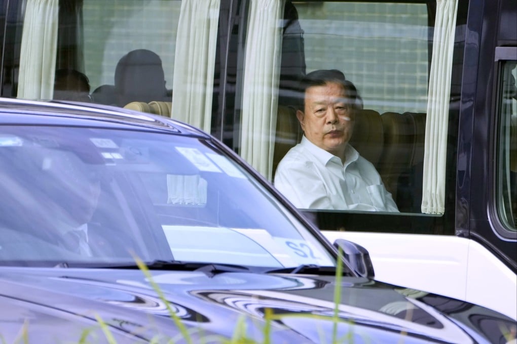 Xia Baolong has arrived in Hong Kong via the Shenzhen Bay border crossing. Photo: Sam Tsang