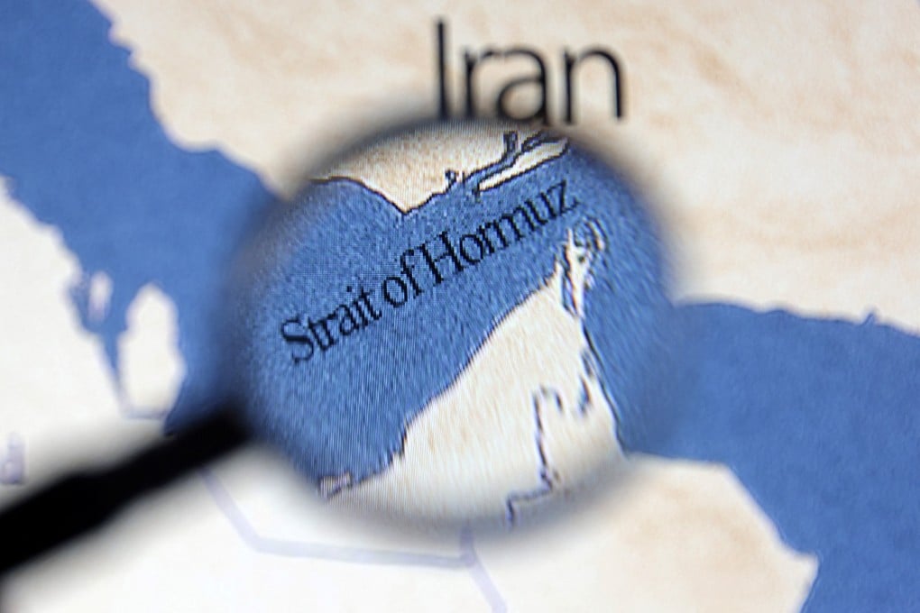 A map showing the Strait of Hormuz and Iran. Photo: Reuters