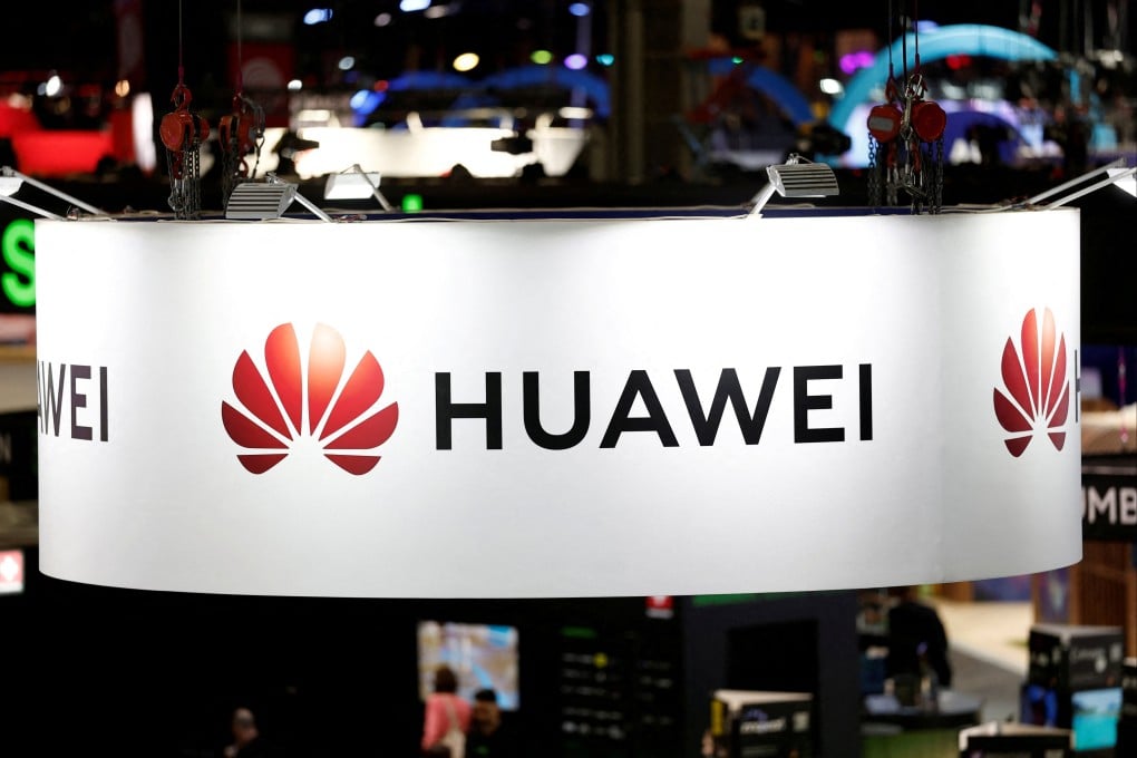 The logo of Huawei is seen at the Viva Technology conference in Paris, France, in June. Photo: Reuters