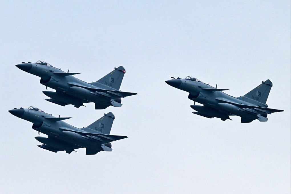 Some of the Pakistan Air Force’s Chinese-made J-10C fighter jets. Photo: AFP
