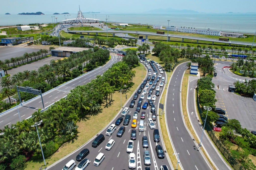 The Hong Kong-Zhuhai-Macau Bridge. Photo: Xinhua