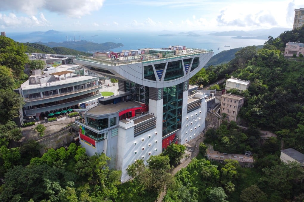 The Indonesian tourist was sightseeing on a higher floor of The Peak Tower when the tumbler fell out of his bag and hit another visitor below. Photo: Sun Yeung