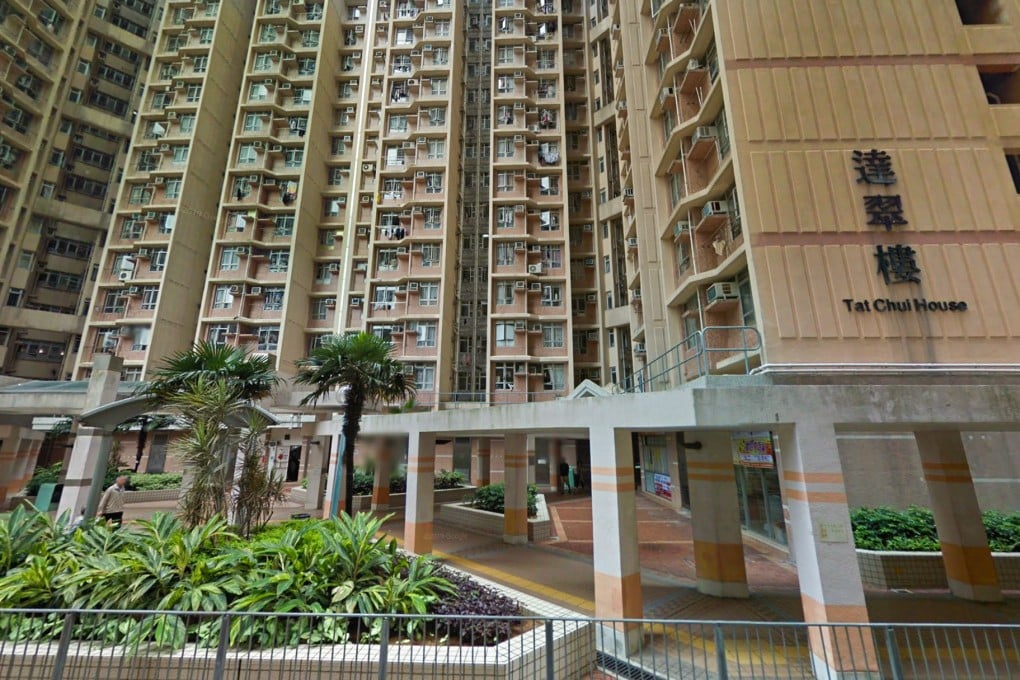 Two 16-year-old boys were arrested on Wednesday at Po Tat Estate in Sau Mau Ping after being found to be in possession of documents and tools associated with illicit debt collection. Photo: Google