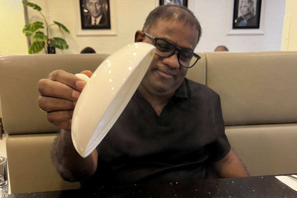 Govinda Rajan at his Mr Biryani shop in Little India, Singapore. Photo: Jean Iau