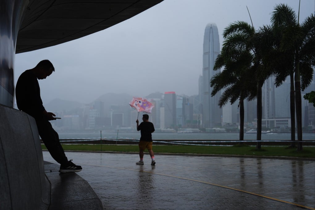 The weather forecaster has issued an amber rainstorm signal on Friday. Photo: Elson Li