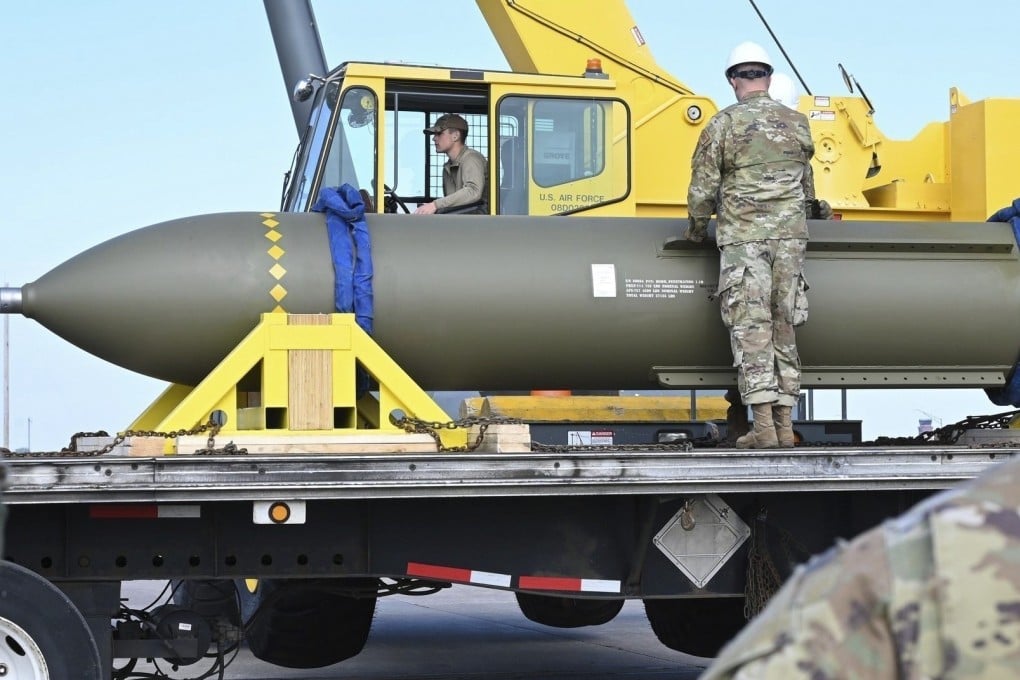 US strikes on Iranian nuclear sites with GBU-57 bunker busters in June met with reportedly little resistance. Photo: AP