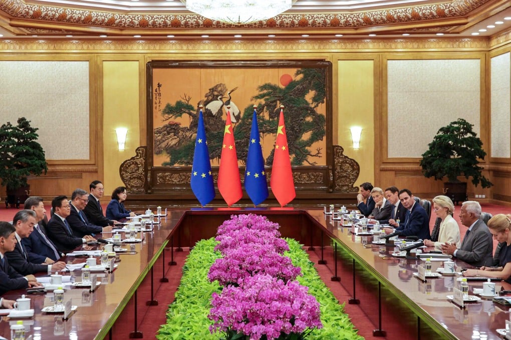 The EU and China and China found some common ground at Thursday’s summit. Photo: AFP