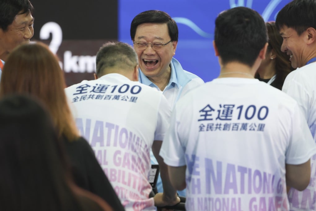 John Lee (centre) has said Hong Kong will focus on optimising the competition process, refining service arrangements, strengthening safety assurances and conducting final tests and drills. Photo: Dickson Lee