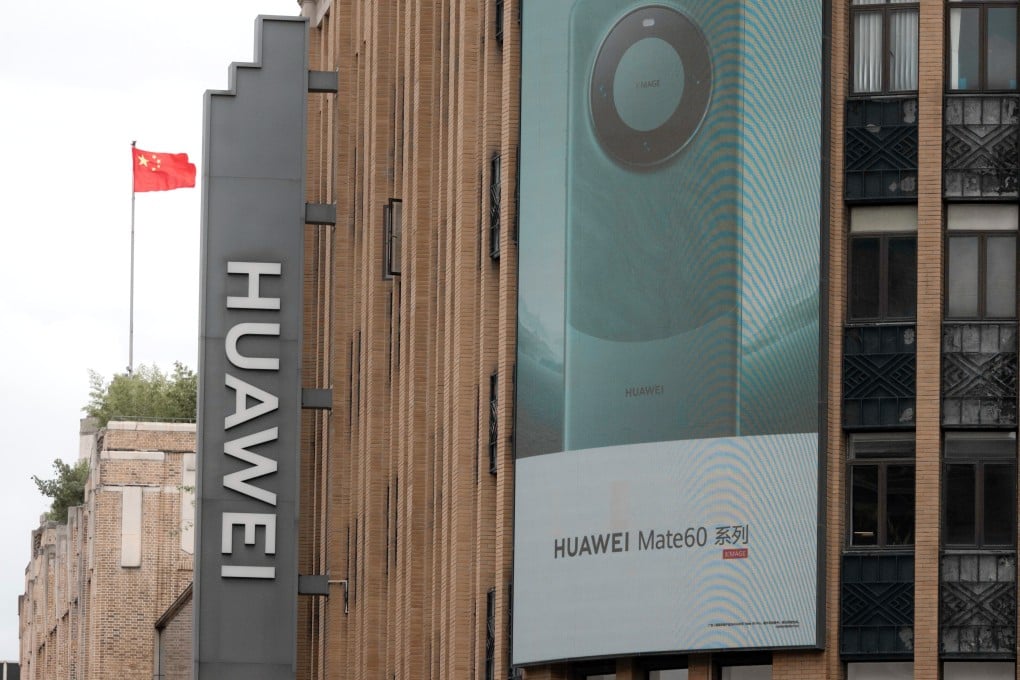 The exterior of a Huawei store in Shanghai. Photo: EPA-EFE