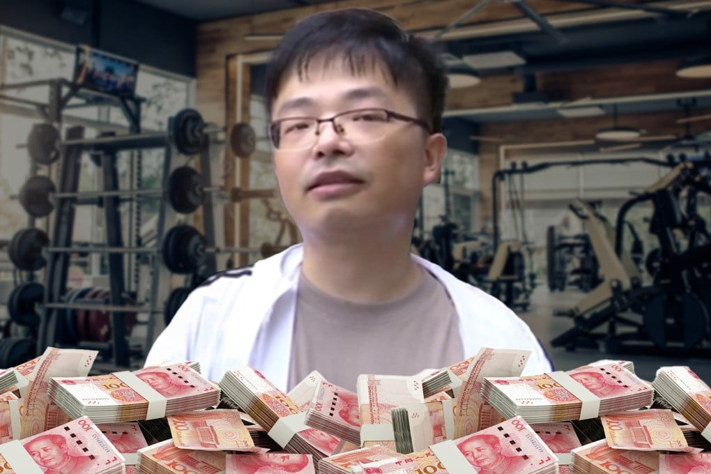 A man in China spent US$120,000 on 300-years-worth of gym memberships and coaching lessons, then discovered that the outlet’s management had disappeared with his money. Photo: SCMP composite/Shutterstock/Sina