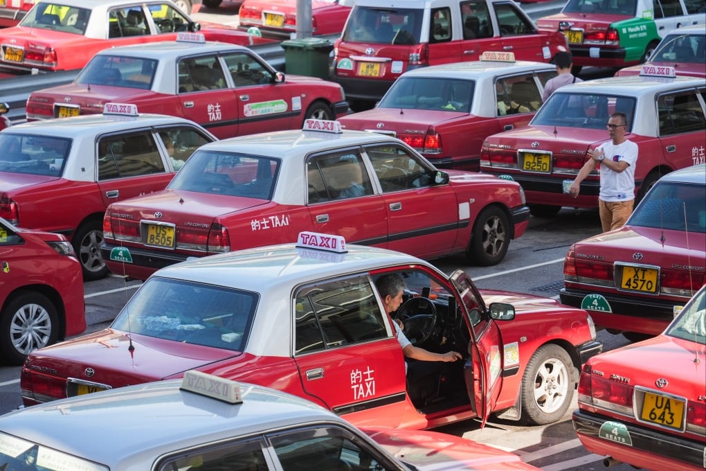 Taxis are lined up at the Hong Kong International Airport in Chek Lap Kok on August 9. To suggest that requiring older taxi drivers to have annual fitness checks is a kind of ageism is outrageous. Photo: Eugene Lee