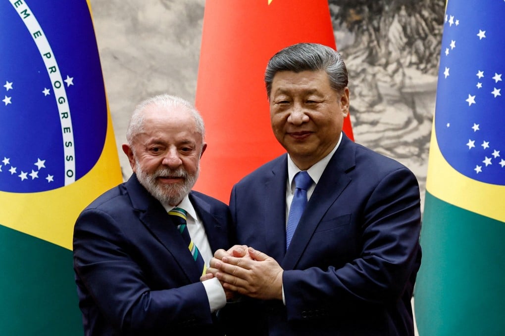 Brazilian President Luiz Inácio Lula da Silva and Chinese leader Xi Jinping spoke by phone for about an hour. Photo: Reuters