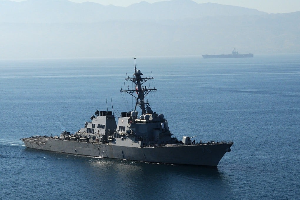 A file picture of the guided-missile destroyer USS Higgins, which has entered the South China Sea, according to the PLA Southern Theatre Command. Photo: Getty Images