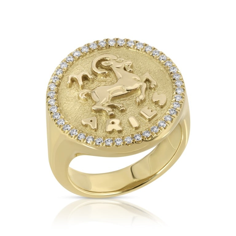 The enduring allure of the signet ring, with brands such as Anita Ko (pictured) to Yvonne Léon offering their renditions. Photo: Handout