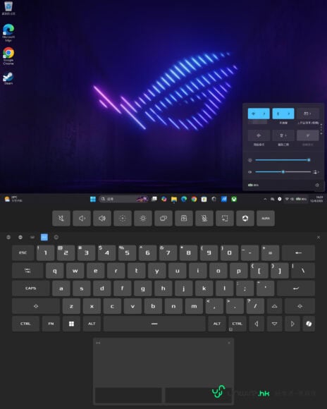 ROG Zephyrus Duo LED燈光效果展示.