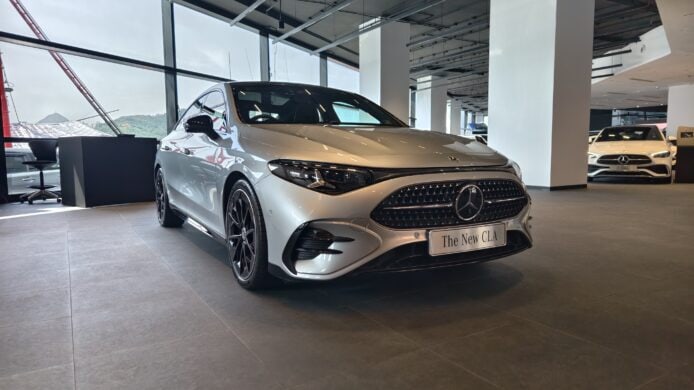 全新 Mercedes-Benz CLA 展示車.