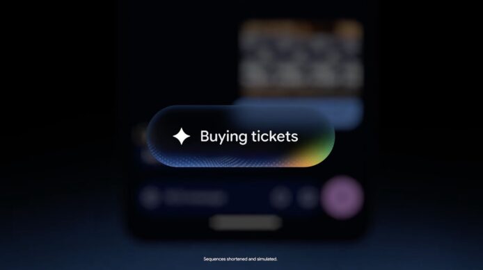 購票界面顯示「Buying tickets」.