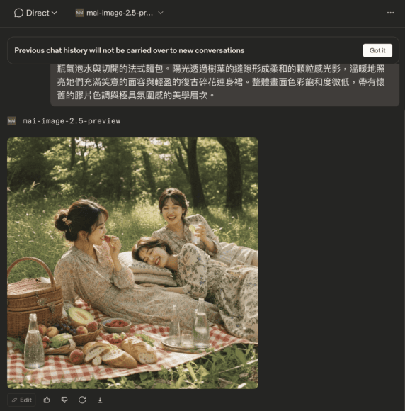 戶外野餐,三位年輕女性在陽光下享受美味食.