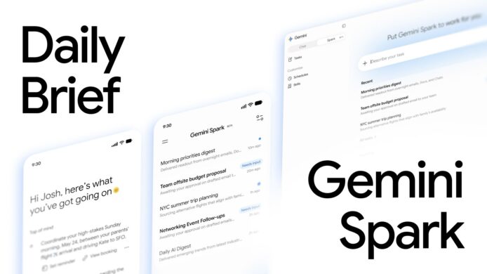 每日簡報 - Gemeni Spark 應用界面截圖.