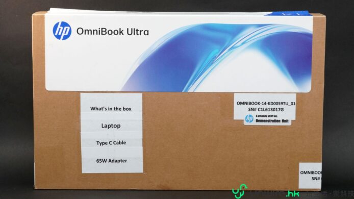惠普OmniBook Ultra筆記本電腦包裝.