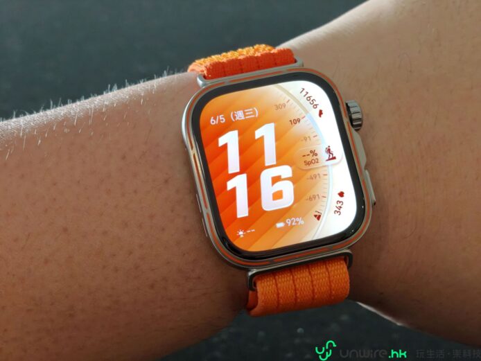 華為WATCH FIT 5 Pro智能手錶顯示血糖風險評估數據.
