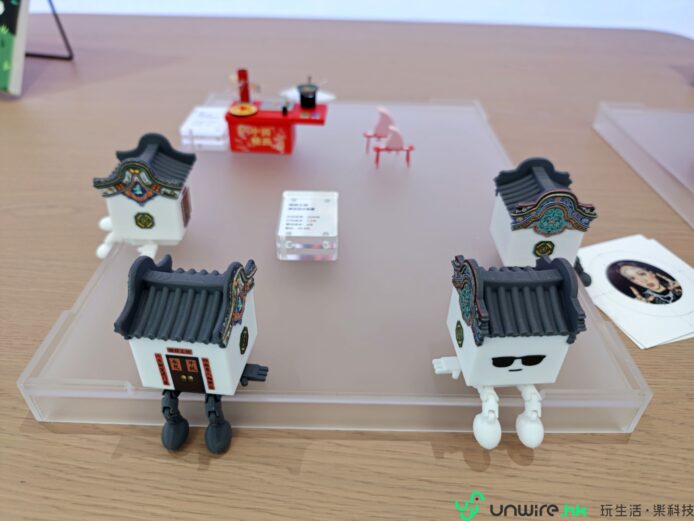 傳統中式建築模型展示，細節精緻，具有文化.