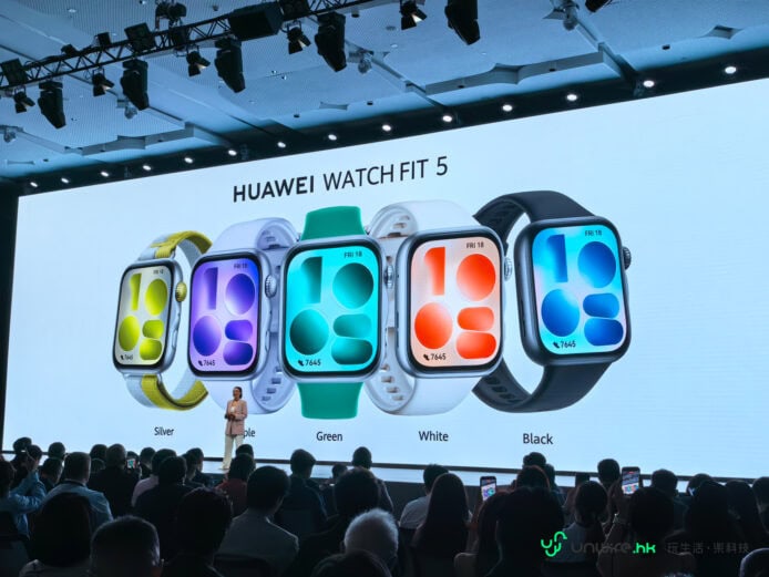 華為WATCH FIT 5多款顏色展示.
