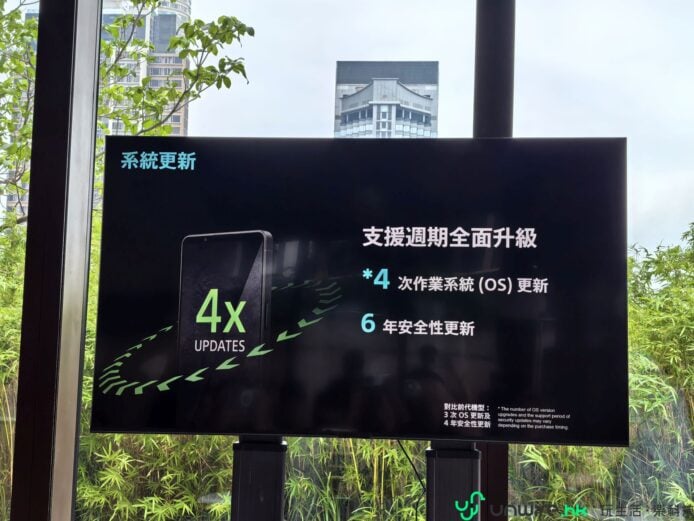 支援全面升級,4次作業系統更新與6年安全性保障.