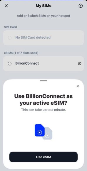 BillionConnect 5G數據卡.