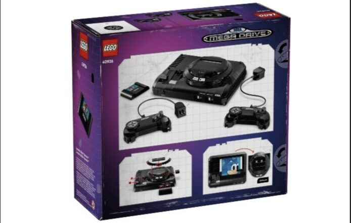SEGA Mega Drive 變身 LEGO 遊戲主機與手柄模型.