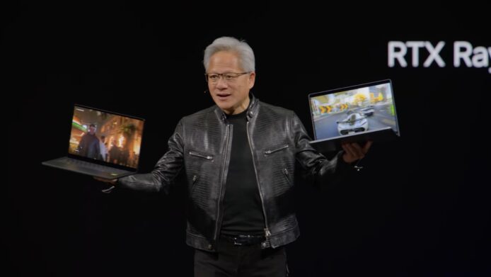 RTX顯示卡與高性能筆記本電腦展示.