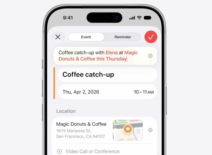 提醒:與 Elena 在 Magic Donuts & Coffee 享用咖啡.