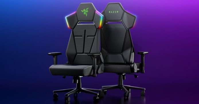 Razer Soma Chroma RGB 電競椅展示.