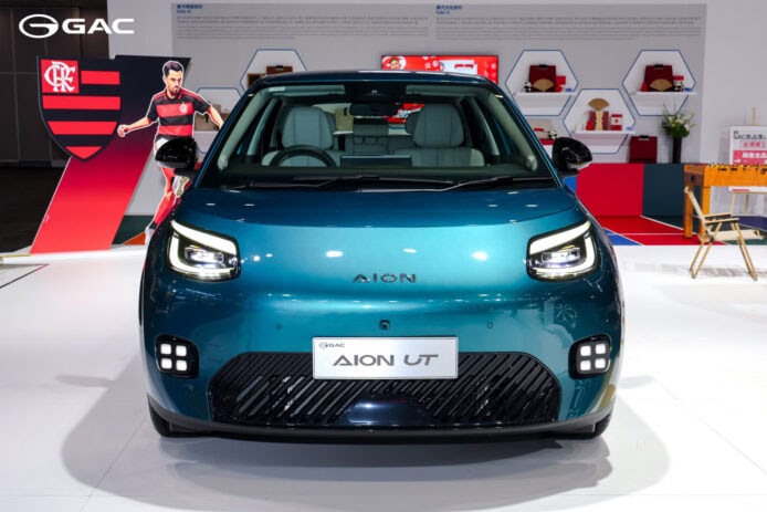 廣汽AION UT電動車展示.
