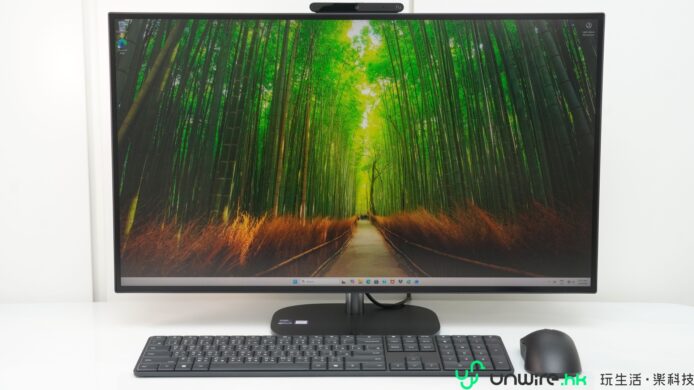 竹林自然風景高清電腦壁紙，展現綠色樹木和.